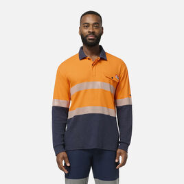 Shieldtec FR Hi-Vis Spliced Polo with FR Tape