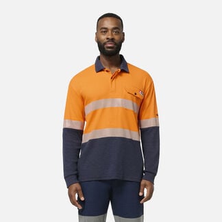 Shieldtec FR Hi-Vis Spliced Polo with FR Tape