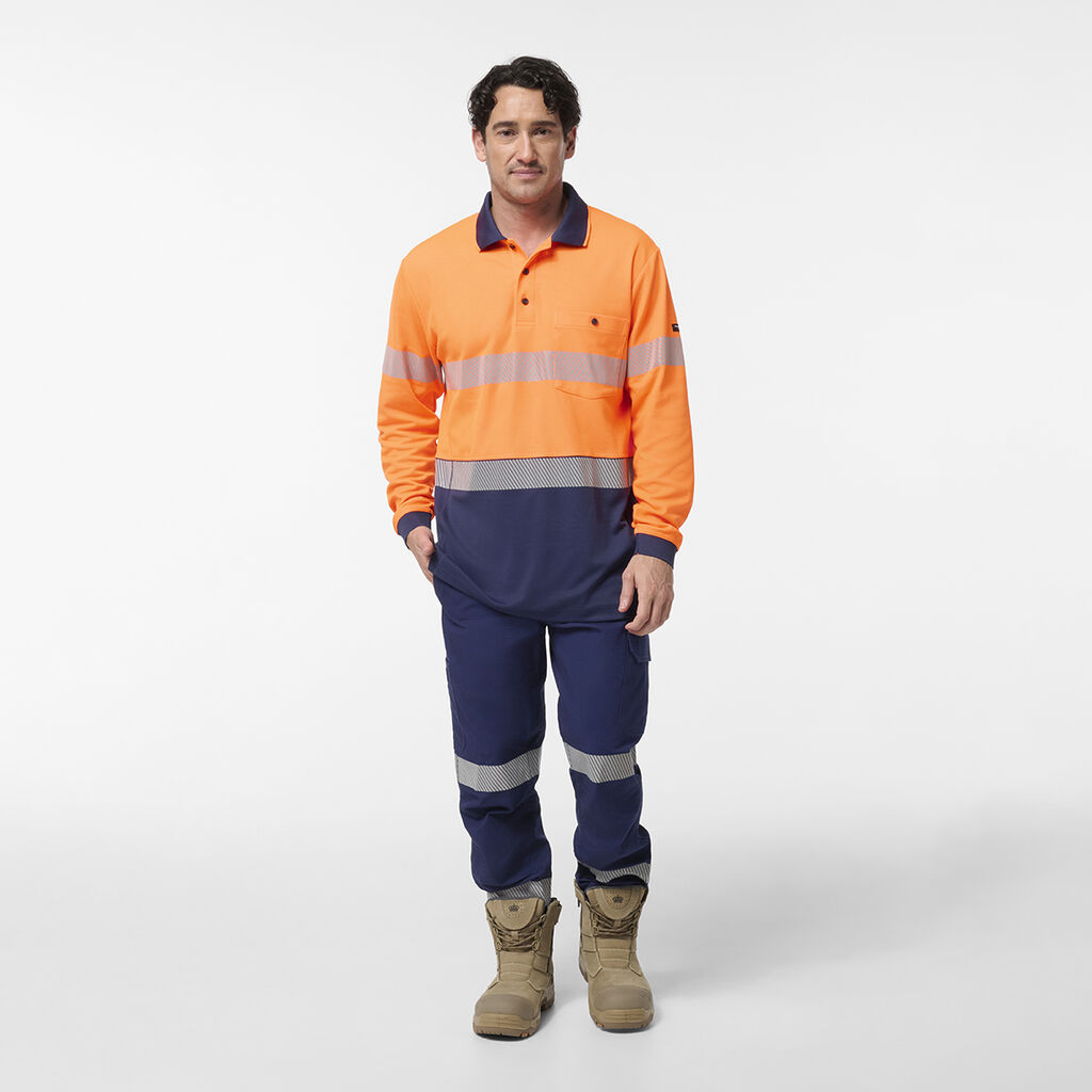 Originals Spliced Taped Cotton Back Polo