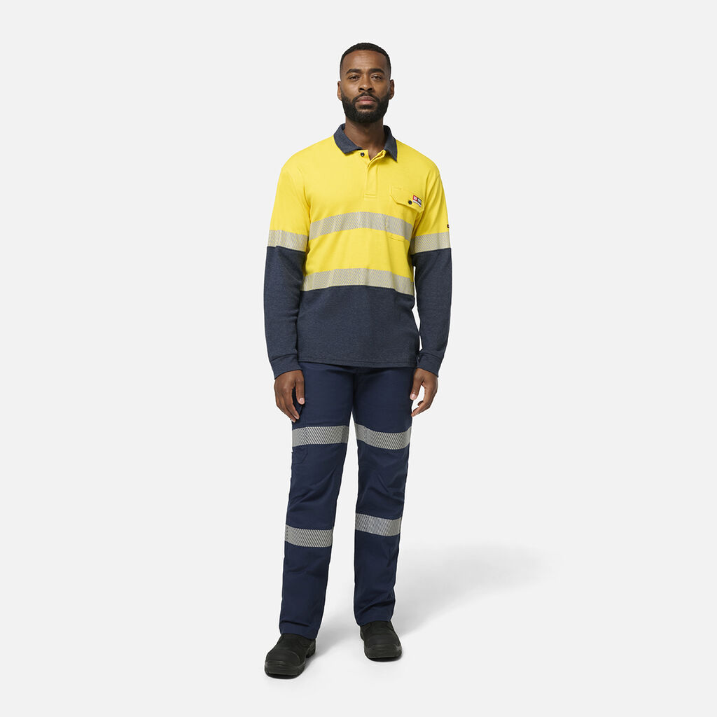 Shieldtec FR Hi-Vis Spliced Polo with FR Tape