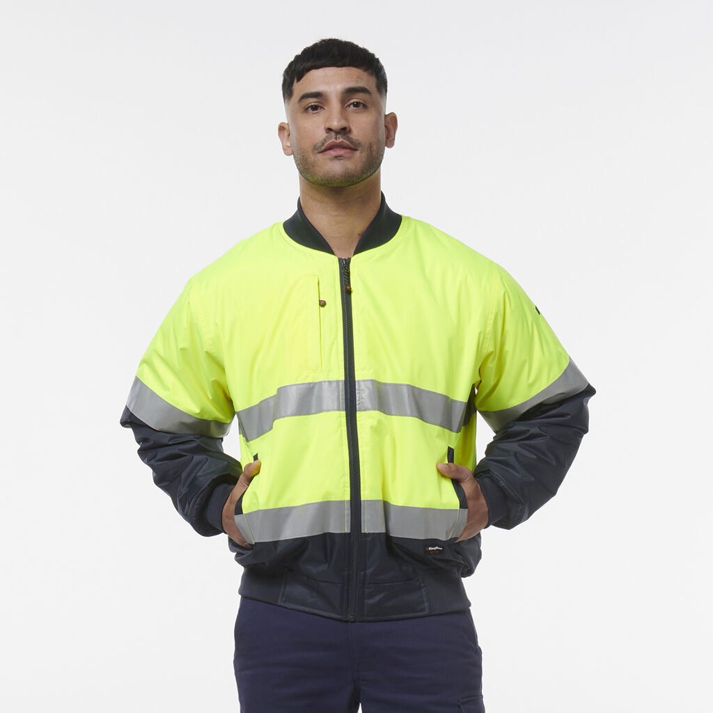 Reflective Bomber Jacket