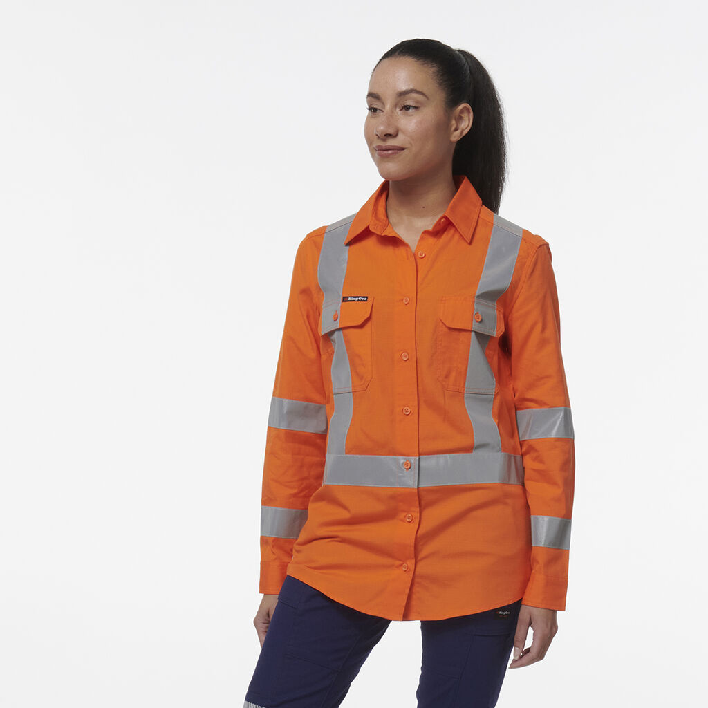 Womens Workcool Vented X Back Shirt 