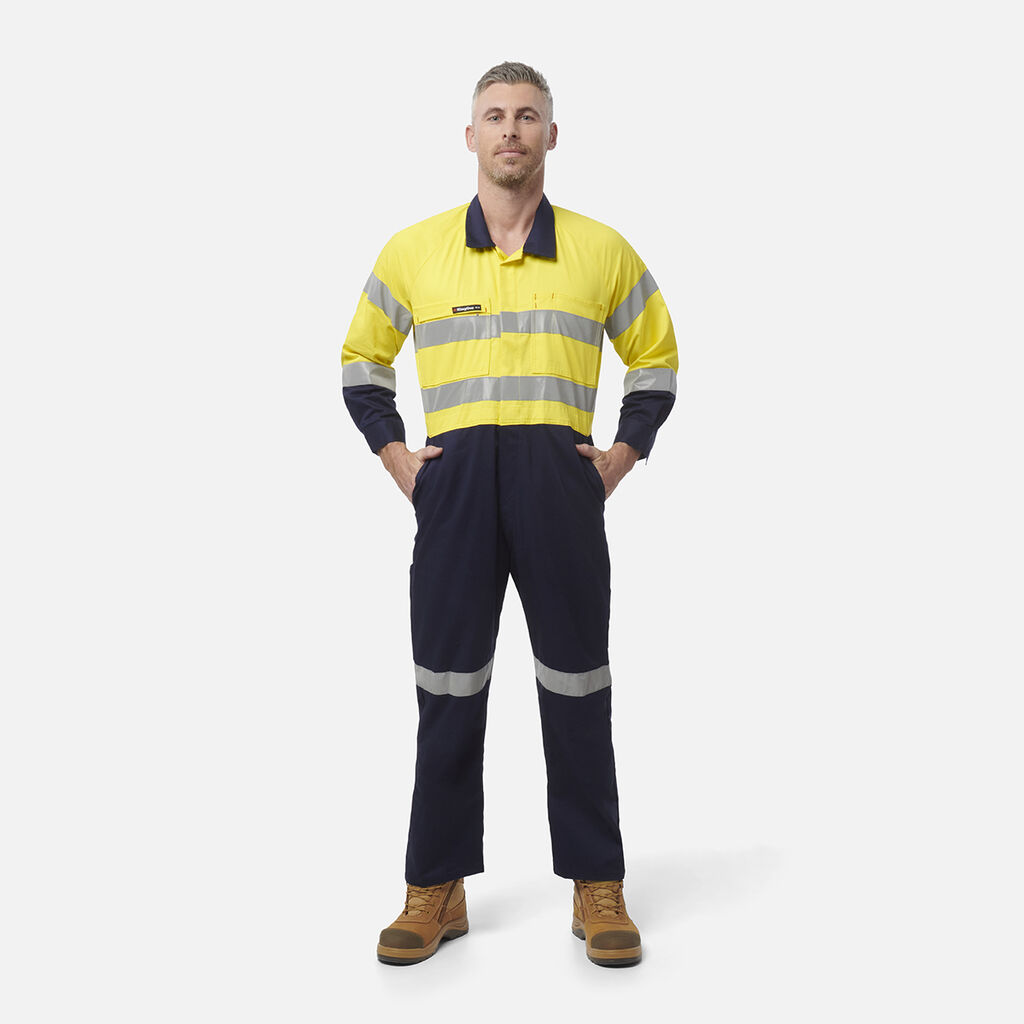 Originals Hi-Vis Reflective Two Tone Drill Work Coveralls