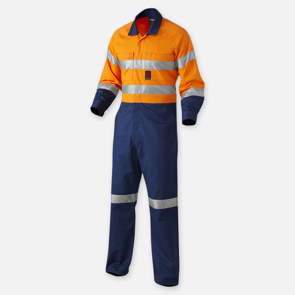 Originals Hi-Vis Reflective Two Tone Drill Work Overalls 