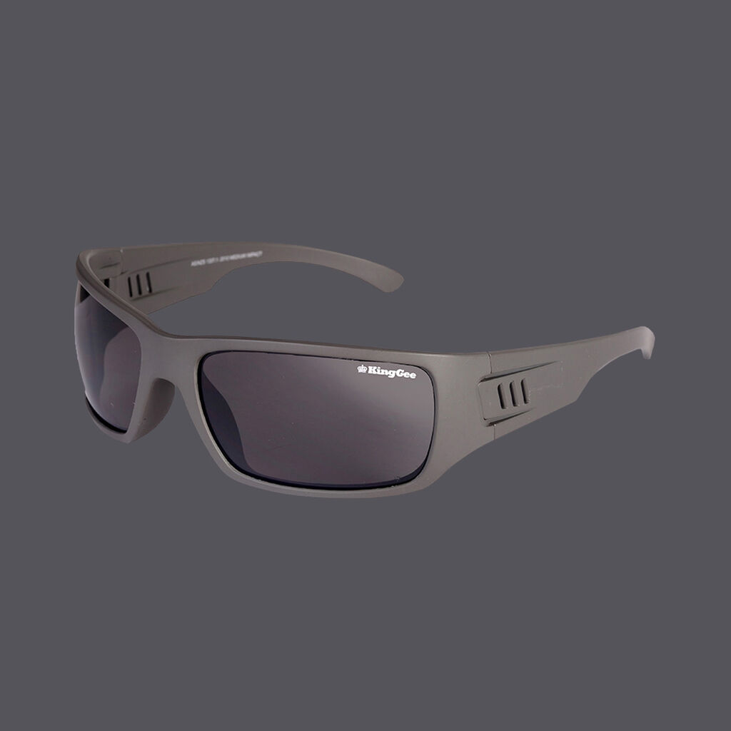 Carve Smoke Safety Glasses - Matt Gunmetal