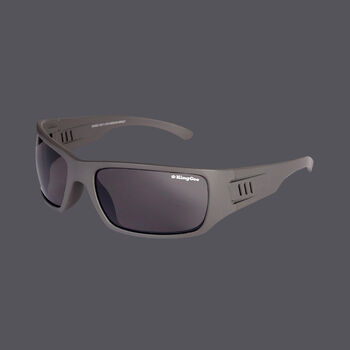 Carve Smoke Safety Glasses - Matt Gunmetal