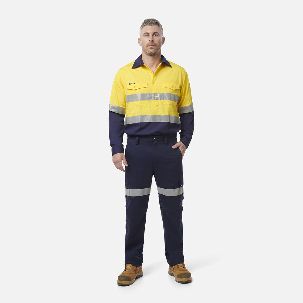 Workcool 2 Reflective Cotton Drill Cargo Work Pants