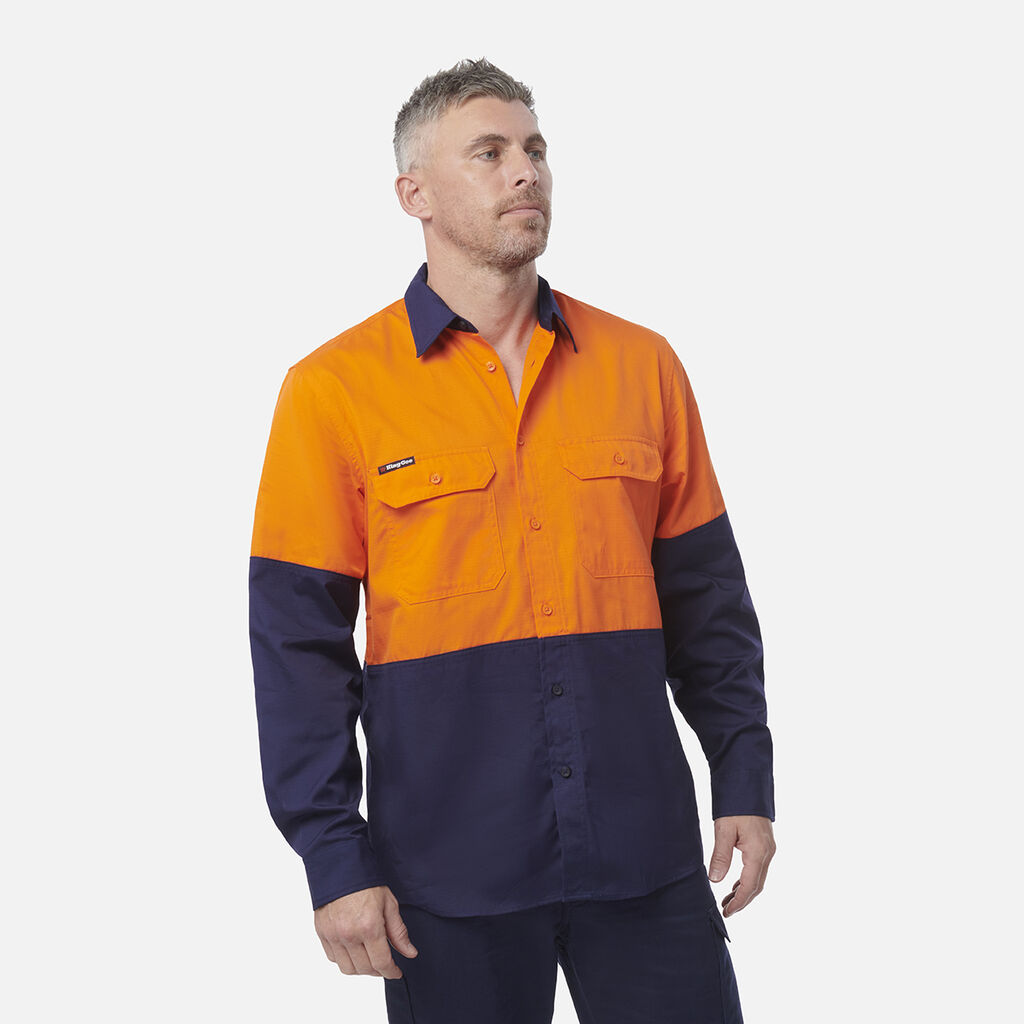 Workcool Vented Spliced Shirt Long Sleeve