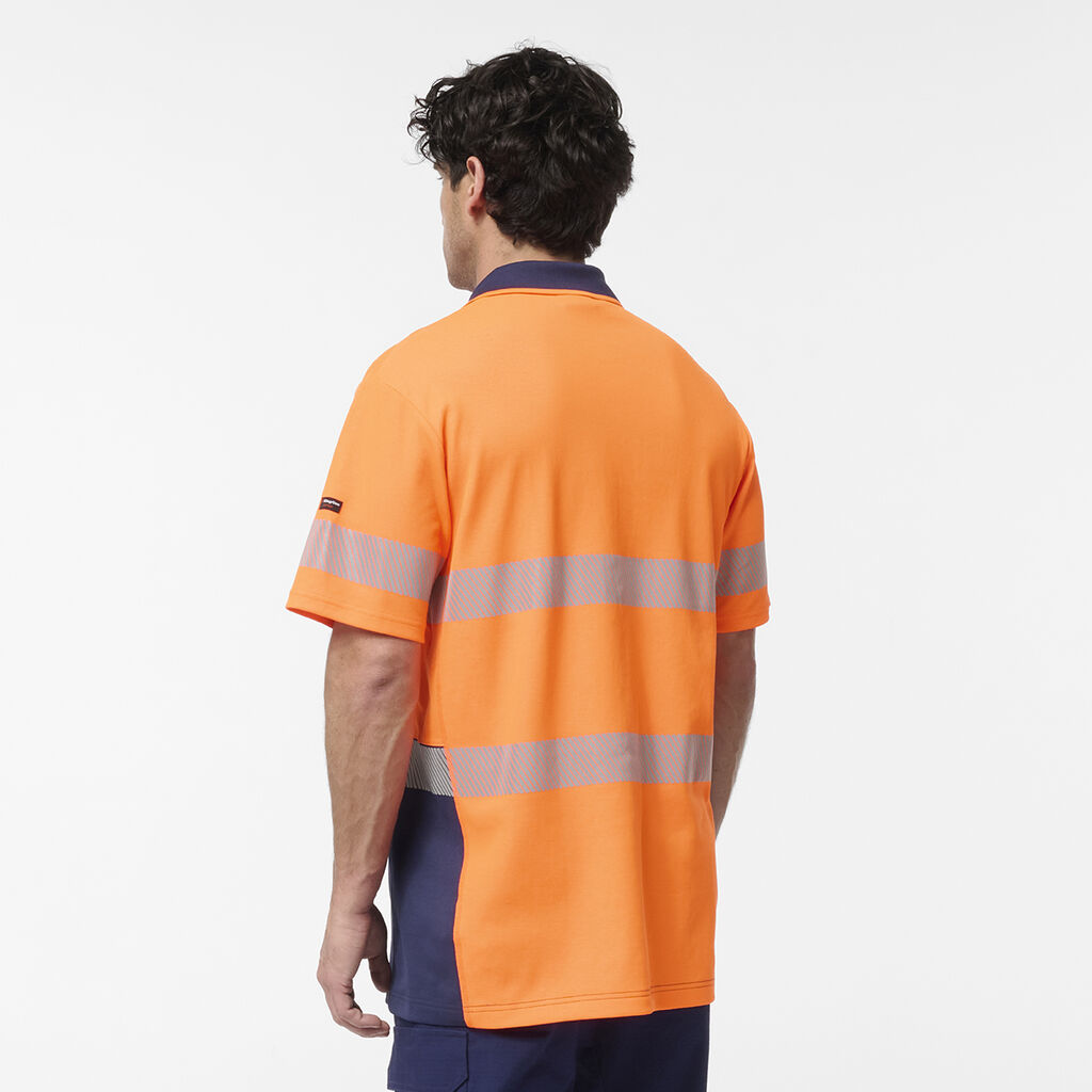 Originals Hi-Vis Spliced Taped Cotton Back Polo