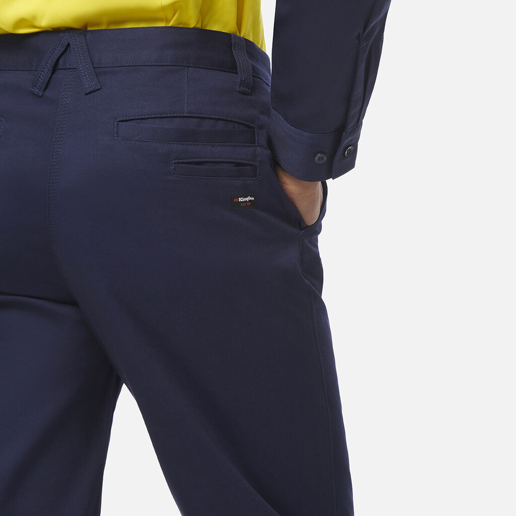 Women's Reflective Cotton Drill Work Pants