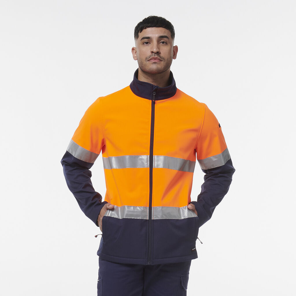 Reflective Spliced Softshell Jacket