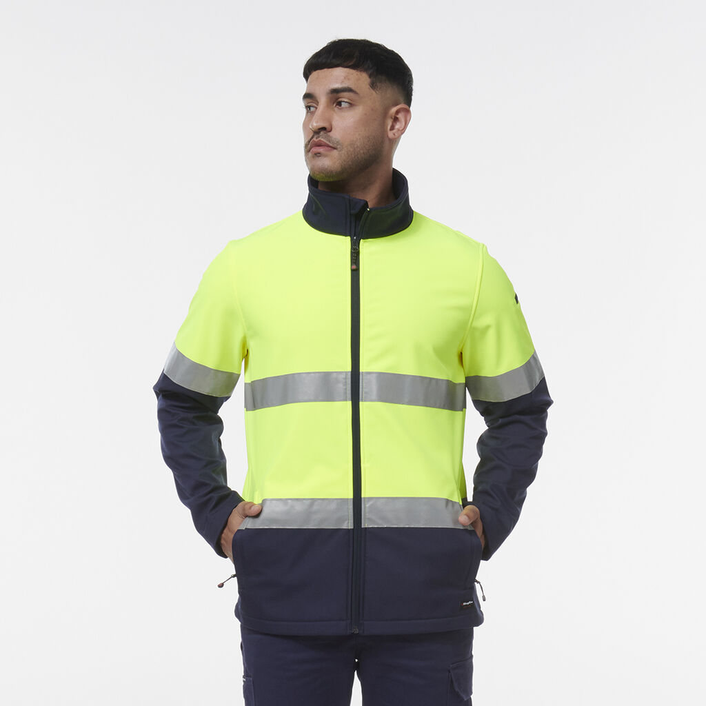Reflective Spliced Softshell Jacket