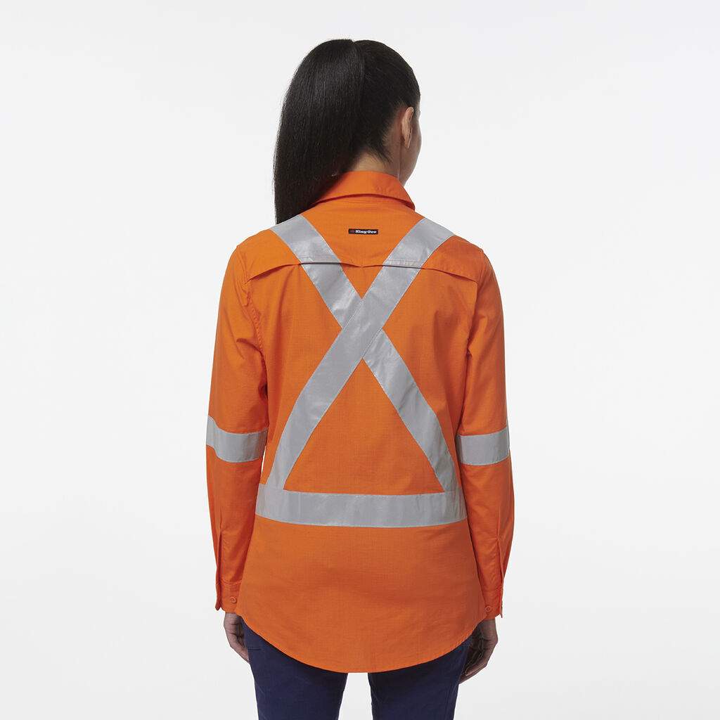 Womens Workcool Vented X Back Shirt 
