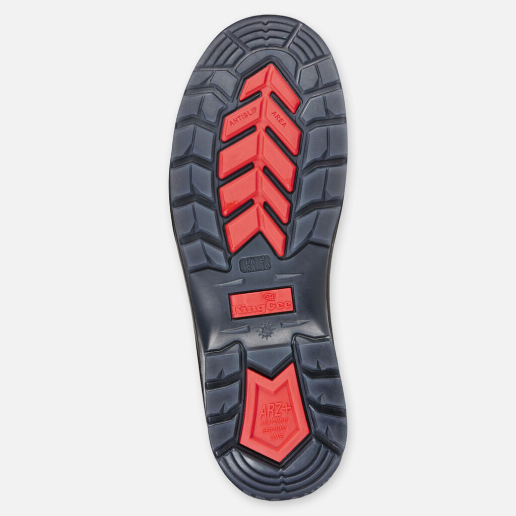 Wentworth Slip Resistant Lace Up Safety Work Shoes - Black