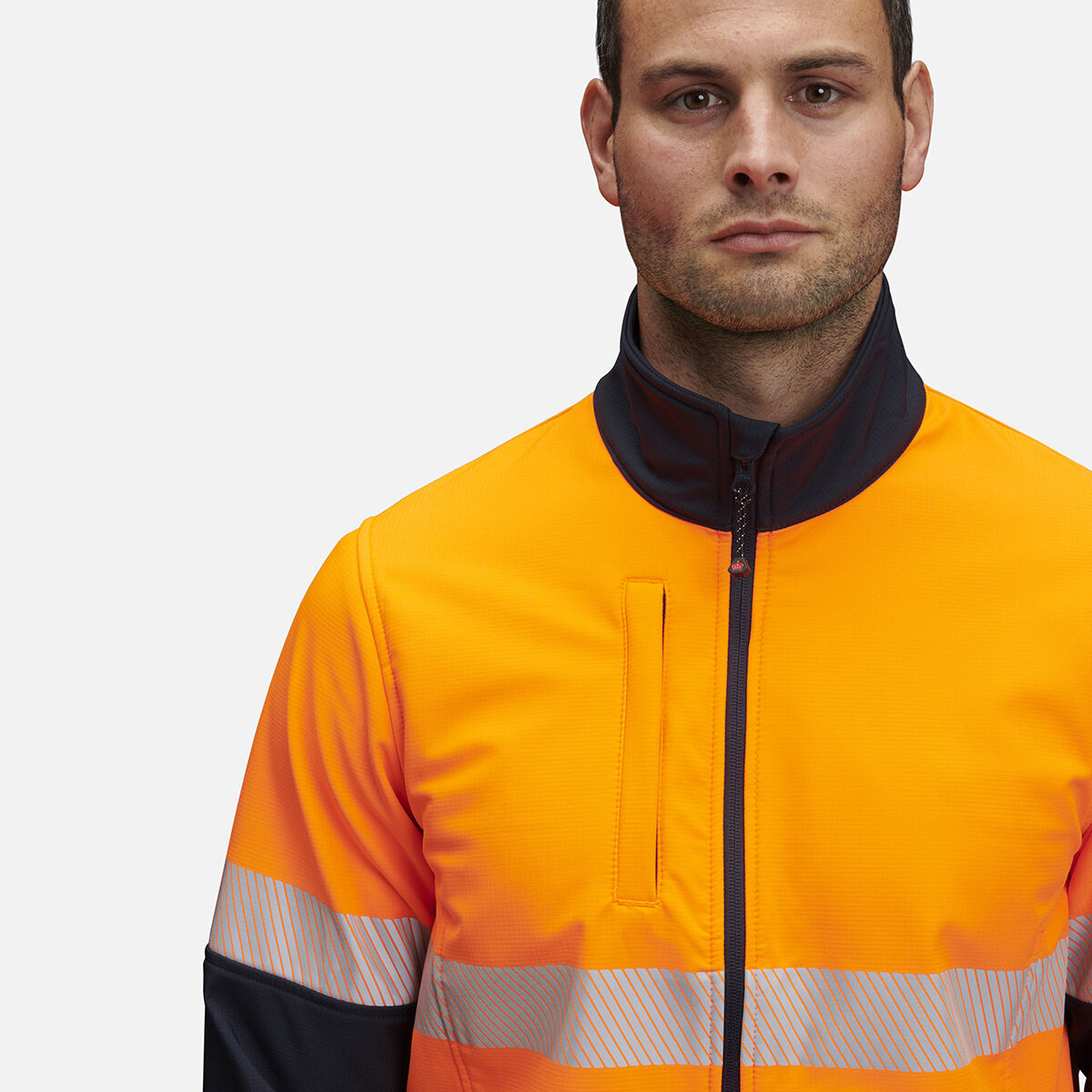 Reflective softshell jacket sale