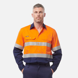 Workcool Vented Spliced Shirt Taped Long Sleeve