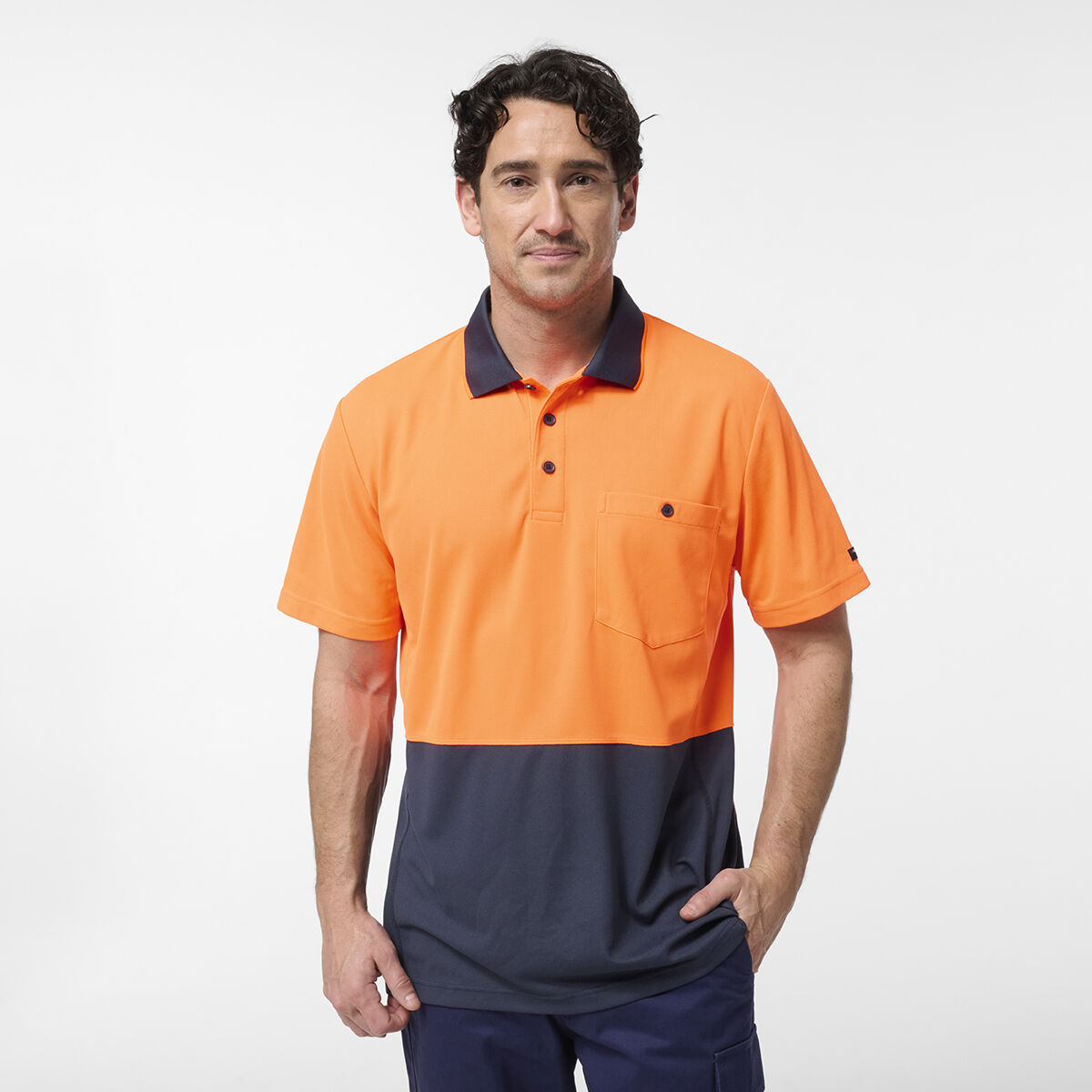 Originals Hi-Vis Spliced Polo | KingGee Australia