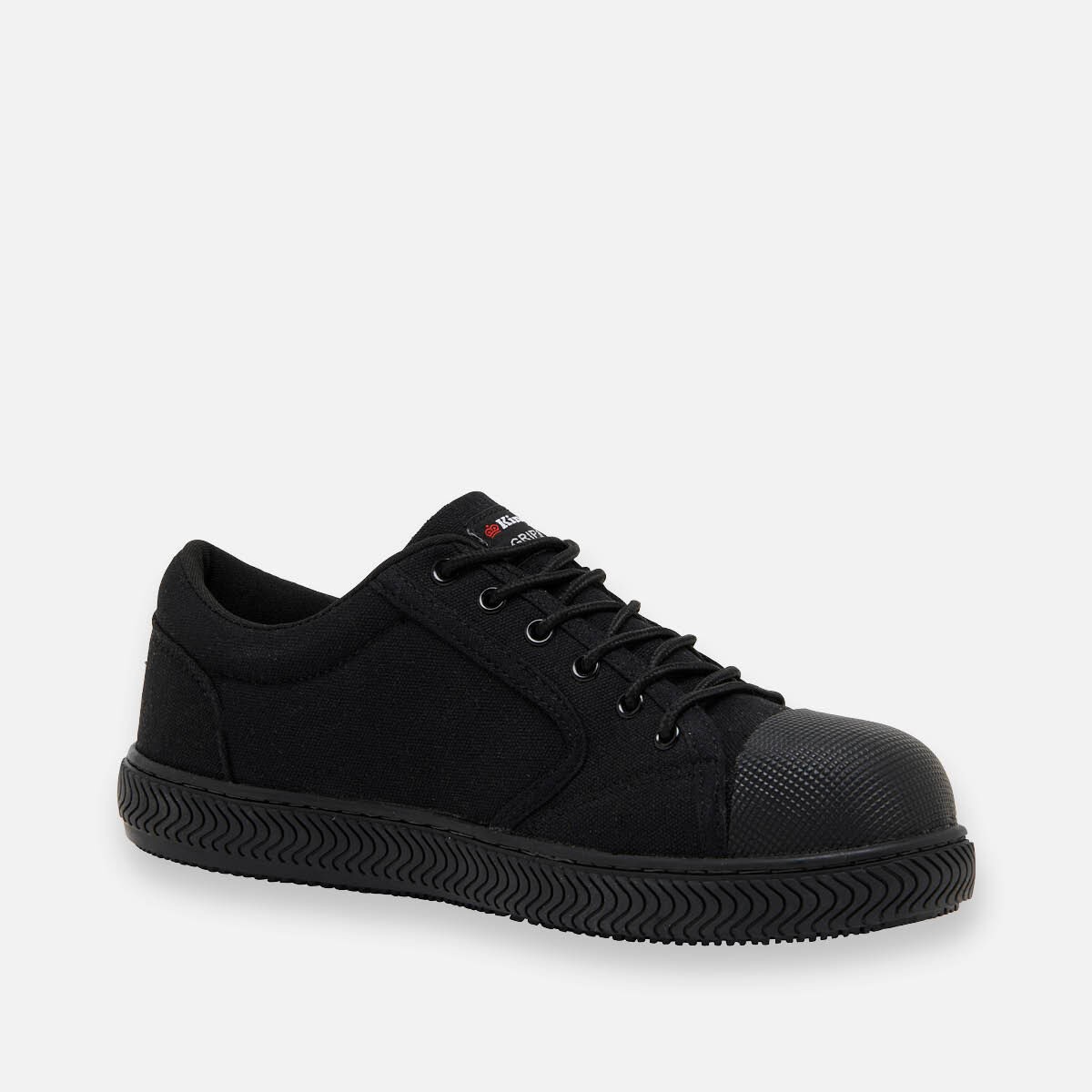 Grip 3000 Slip Resistant Canvas Safety Shoes Black KingGee Australia