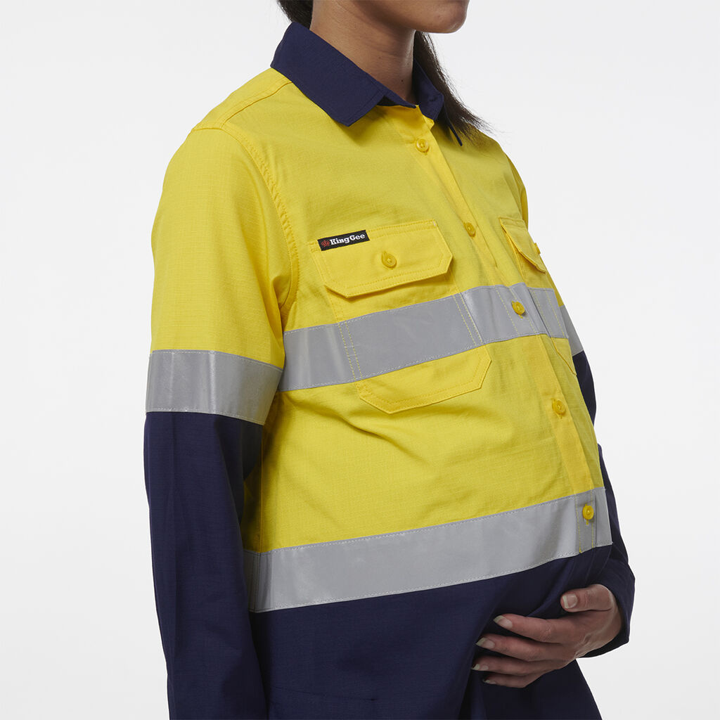 Womens Workcool Maternity Reflective Shirt