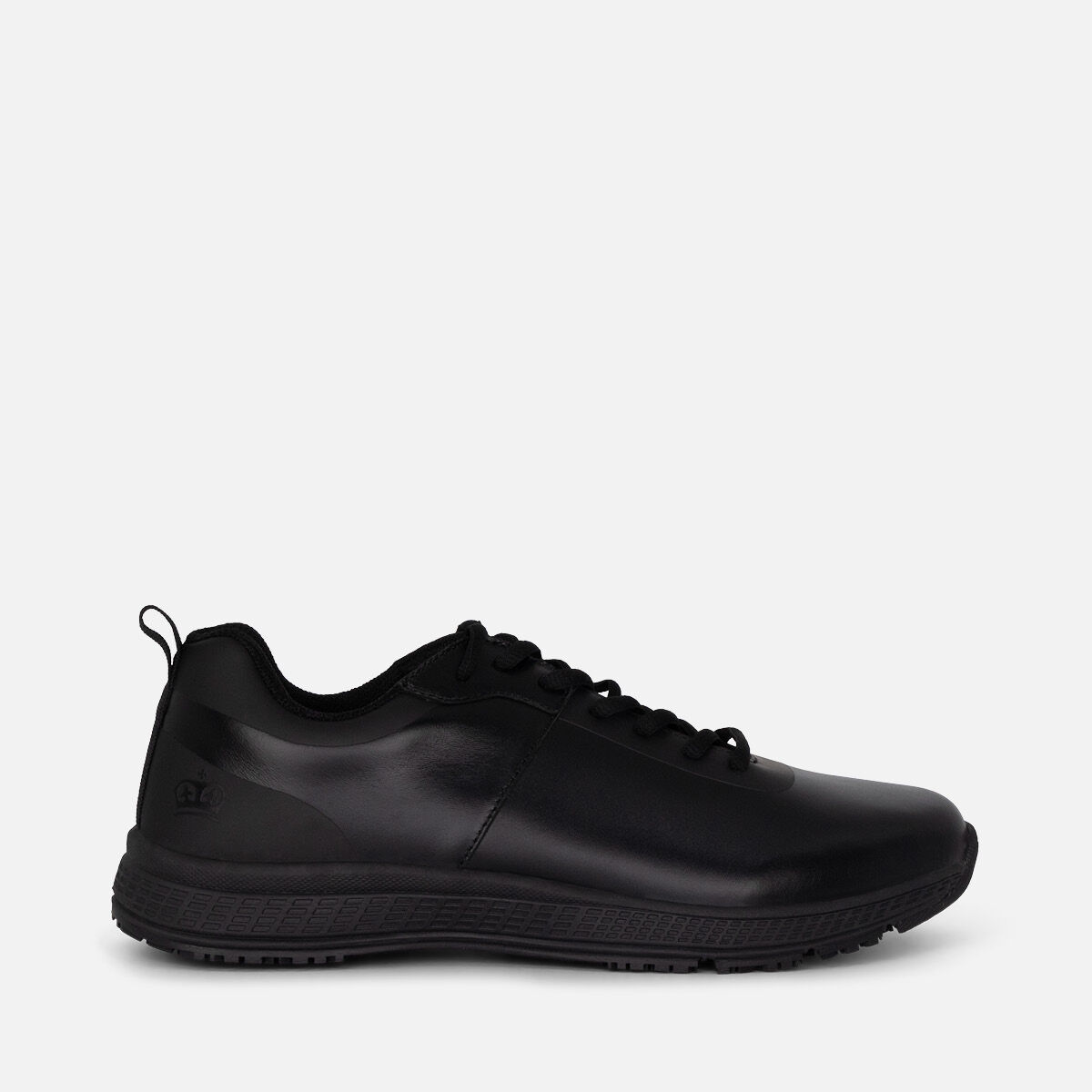 nike black leather work shoes