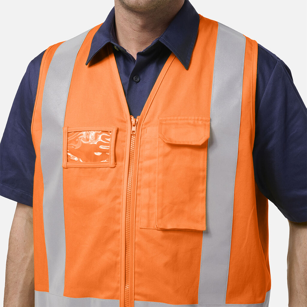 Originals Hi Vis X Back Cotton Drill Vest