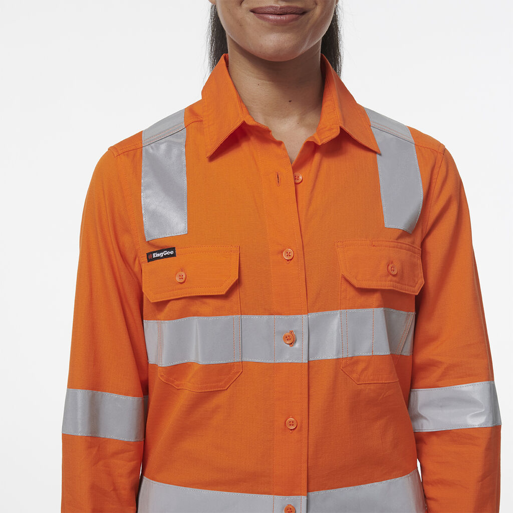 Womens Workcool Vented X Back Shirt 