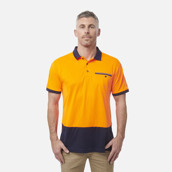 Workcool Hyperfreeze Hi-Vis Lightweight Short Sleeve Polo