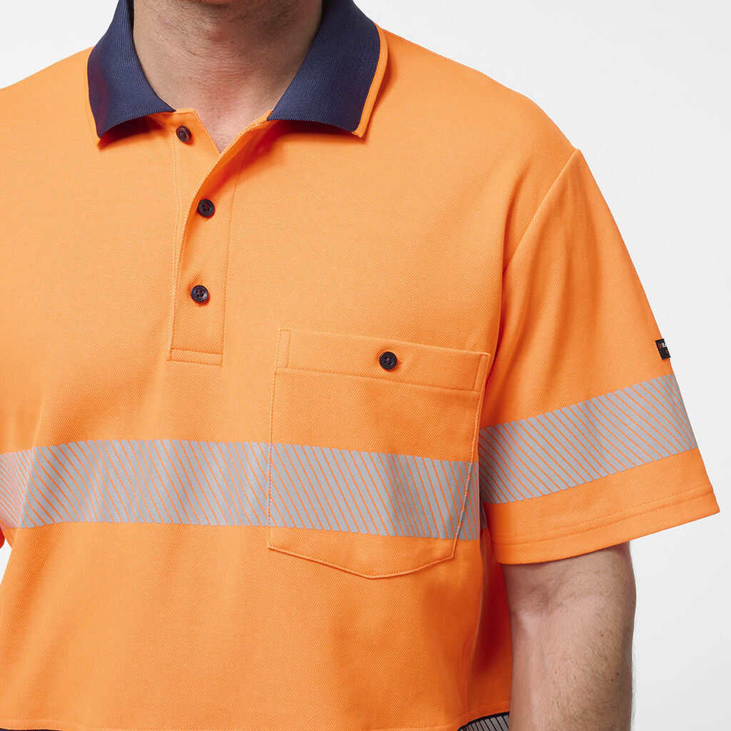Originals Hi-Vis Spliced Taped Cotton Back Polo