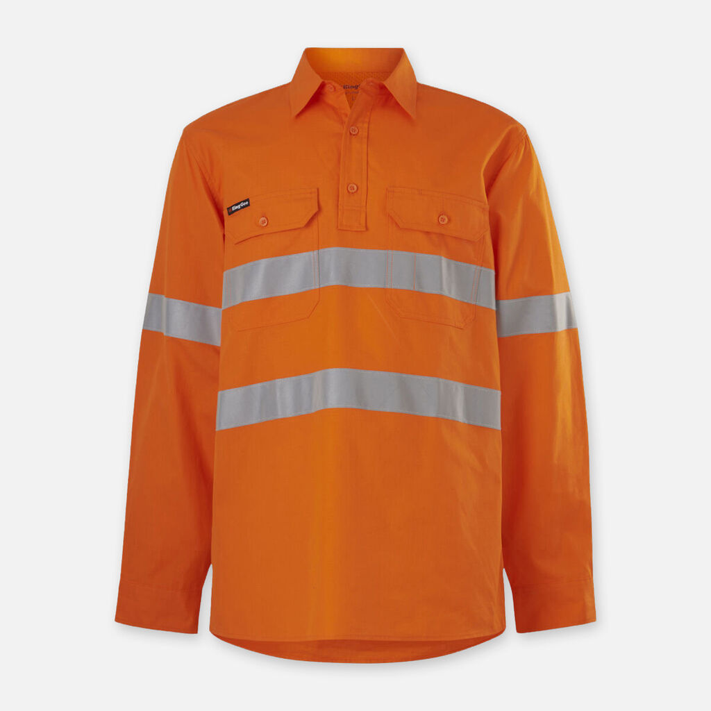 Workcool Vented Closed Front Shirt Taped Long Sleeve
