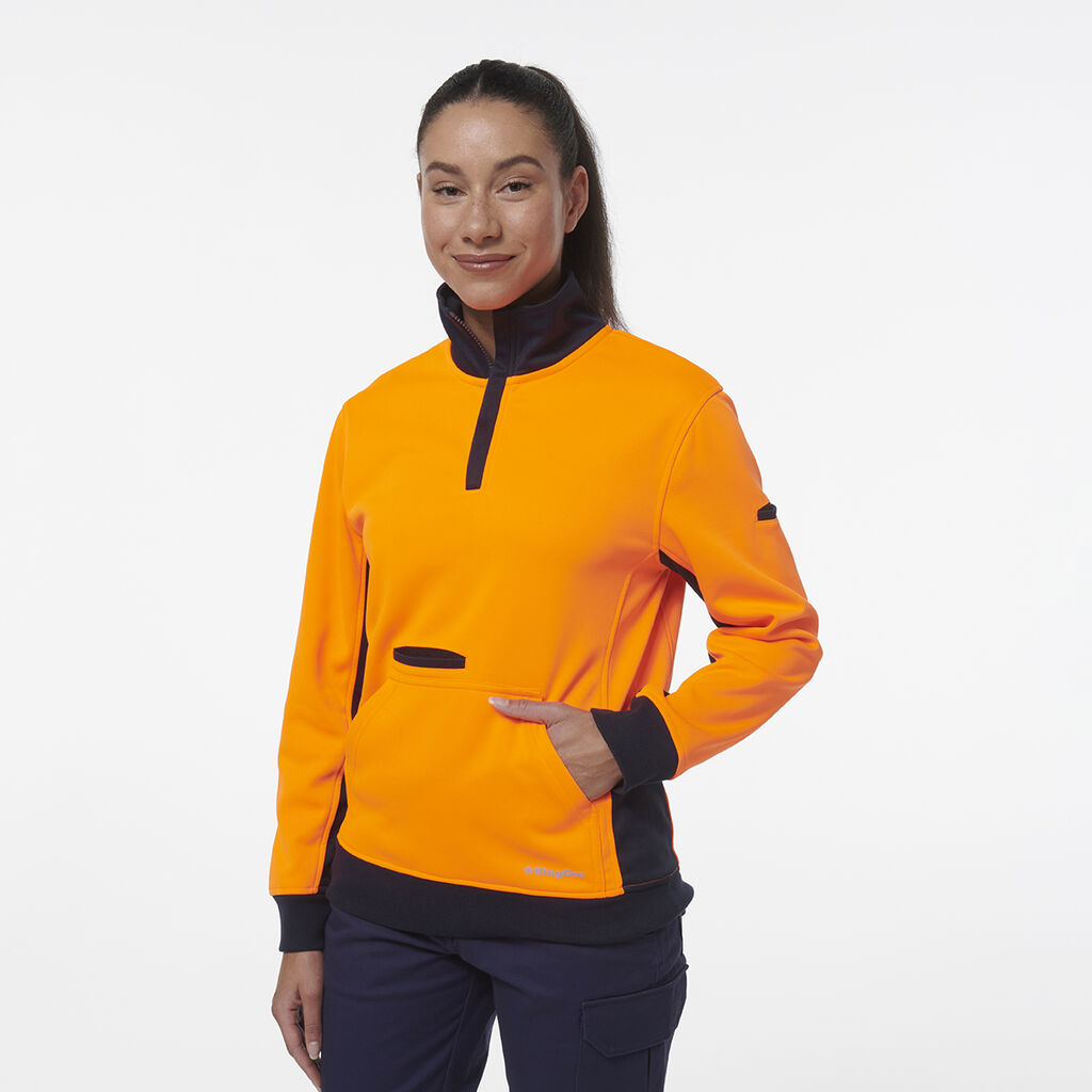 Women's Spliced 1/4 Zip Fleece
