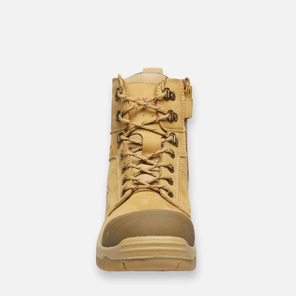Phoenix Zip/Lace Composite Safety Work Boots 6" - Wheat