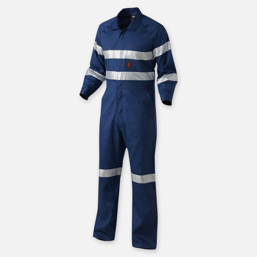 Originals Hi-Vis Lightweight Reflective Drill Work Overalls 