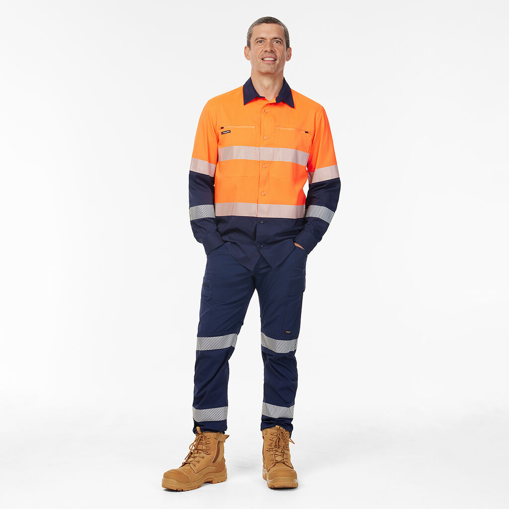 DryCool Hi Vis Spliced Taped Shirt Long Sleeve Shirt 