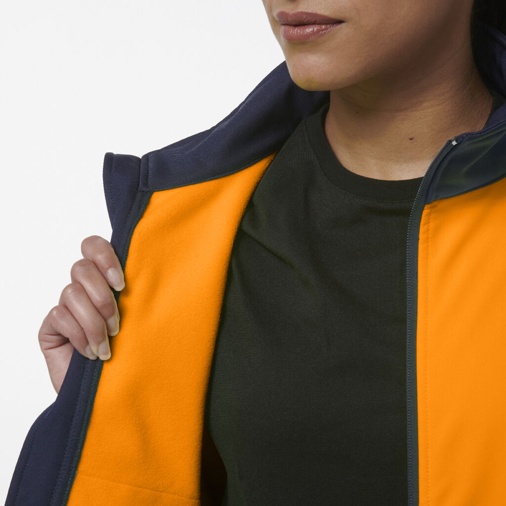 Women's Reflective Spliced Soft Shell Jacket