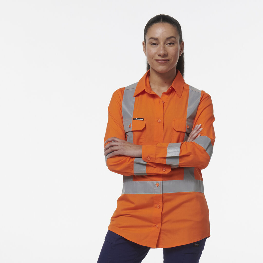 Womens Workcool Vented X Back Shirt 