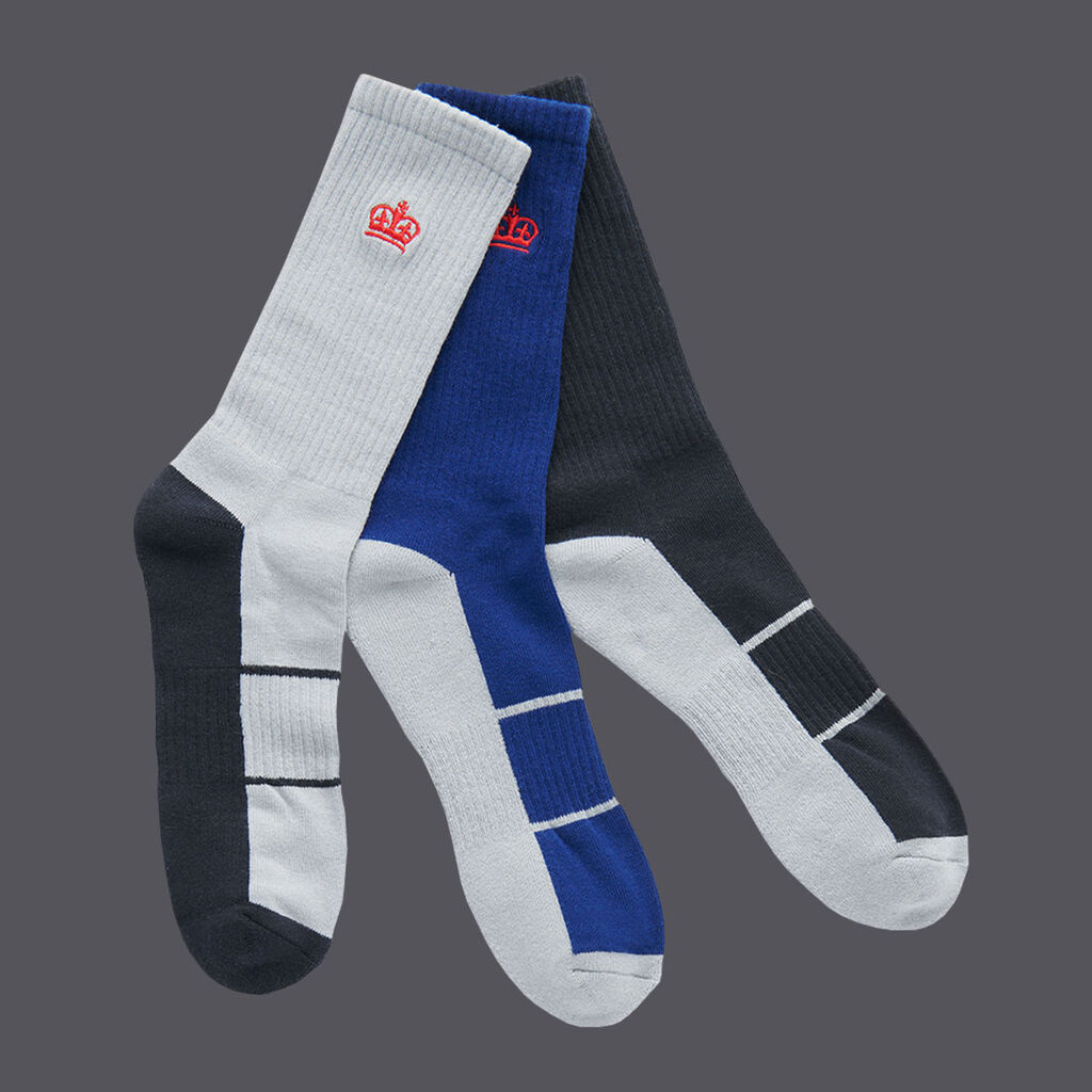 Coolmax Allseasons Crew Socks - 3 Pack