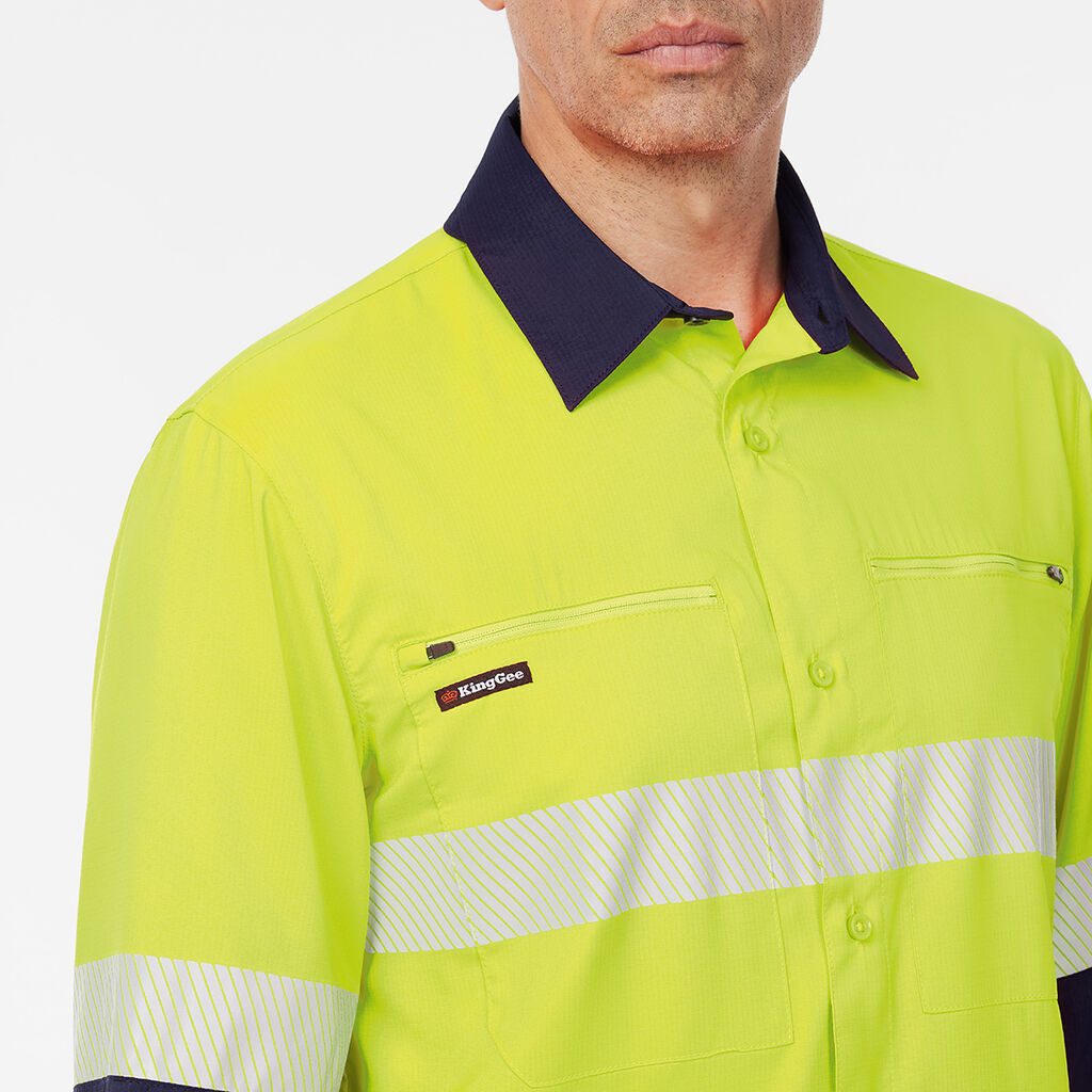DryCool Hi Vis Spliced Taped Shirt Long Sleeve Shirt 