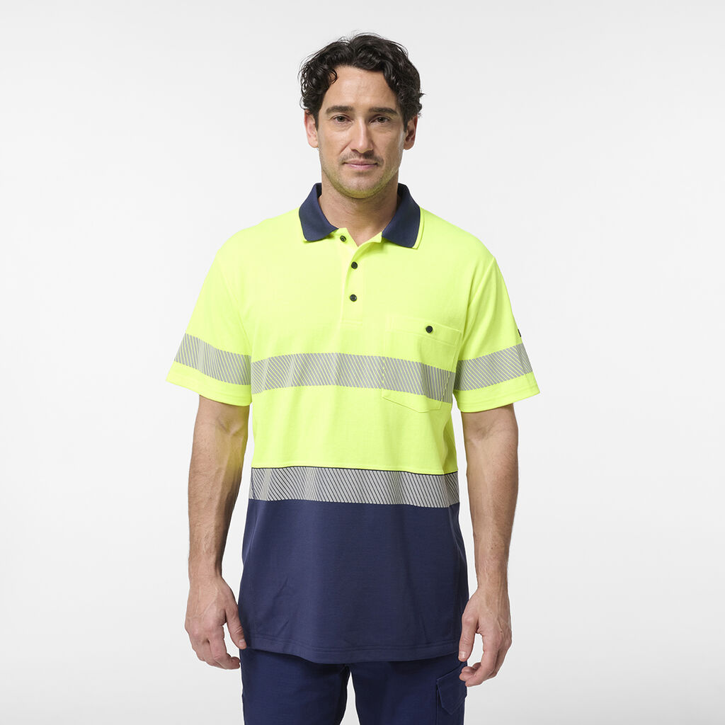 Originals Hi-Vis Spliced Taped Cotton Back Polo
