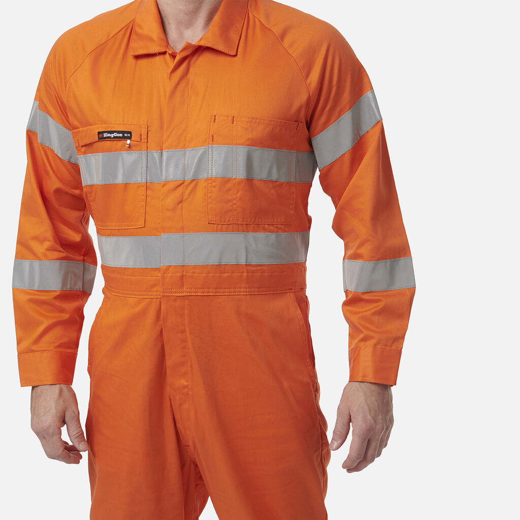 Originals Hi-Vis Lightweight Reflective Drill Work Overalls 