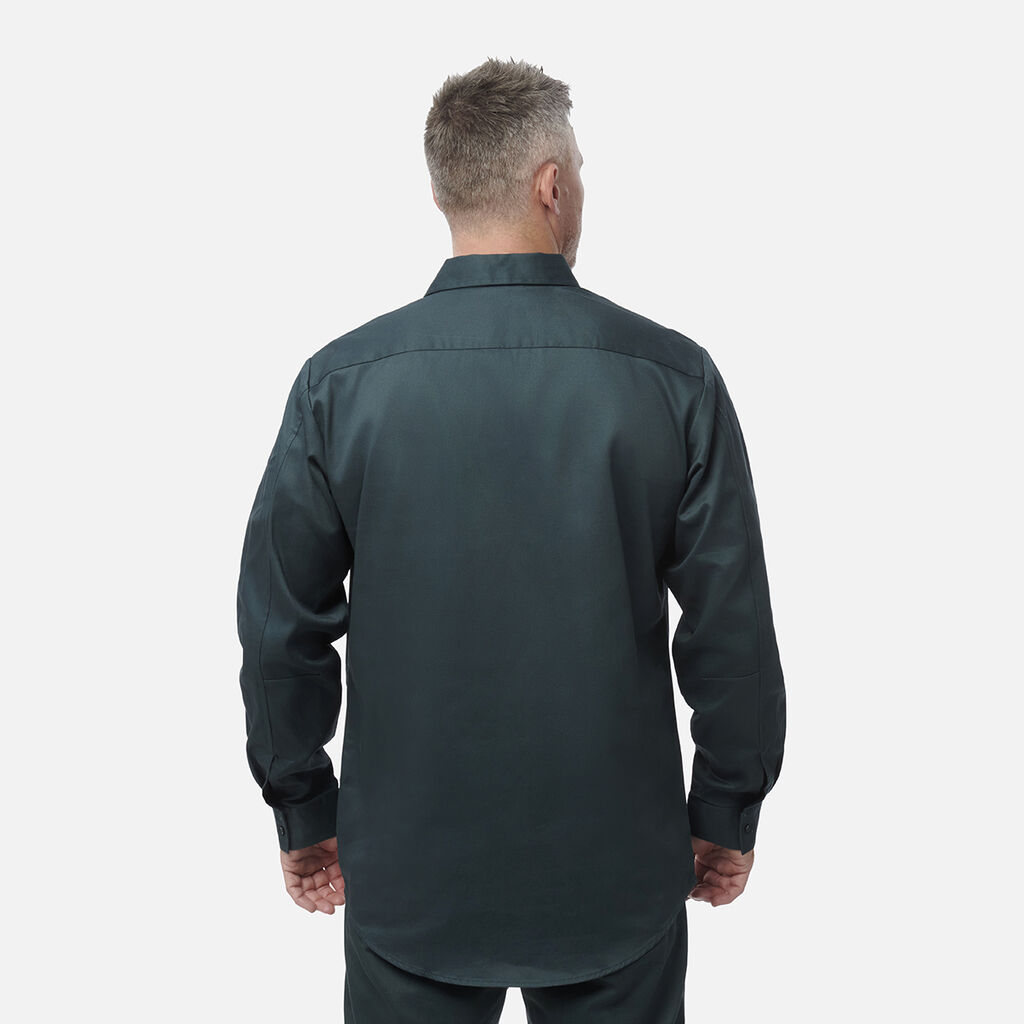 Originals Long Sleeve Closed Front Cotton Drill Work Shirt