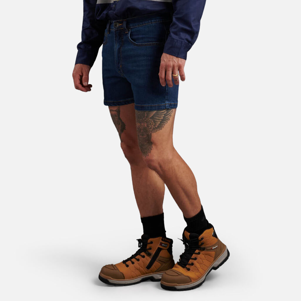 Stretch Denim Work Shorts