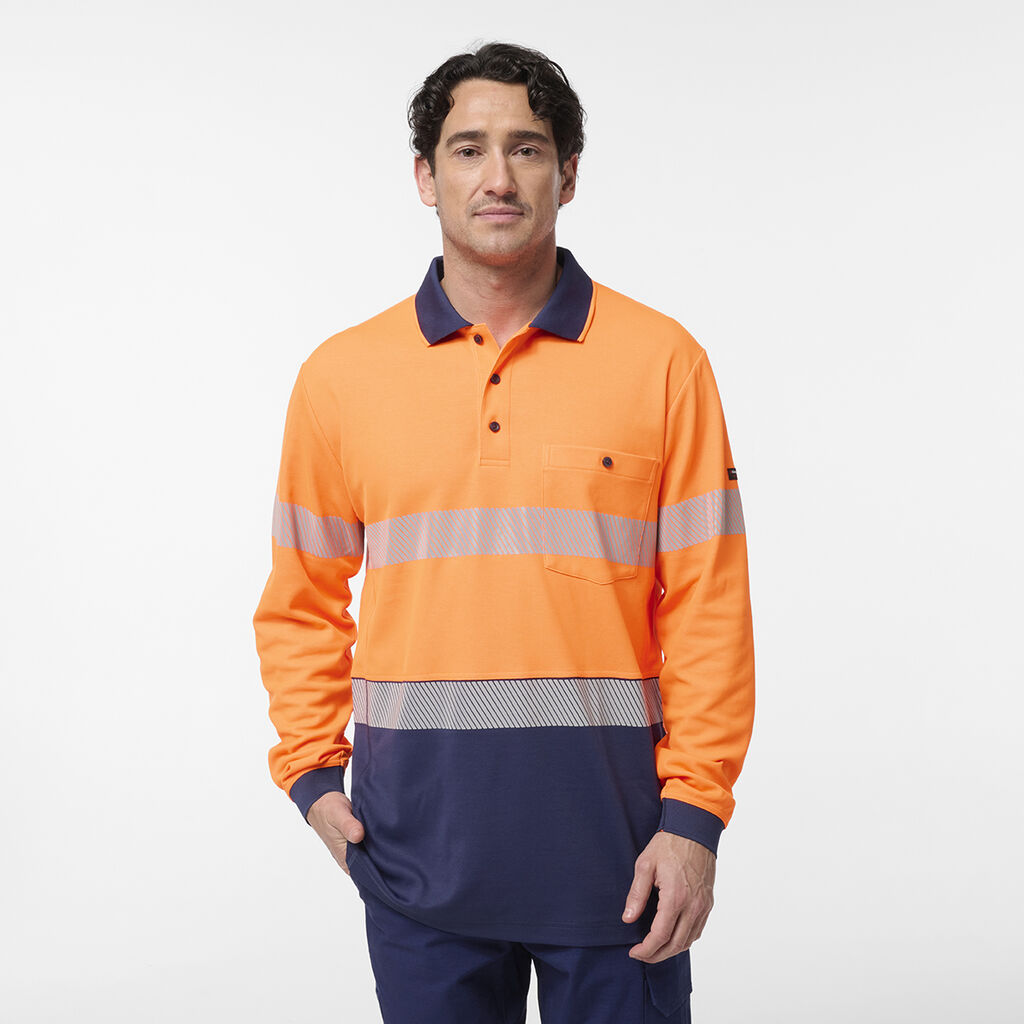 Originals Spliced Taped Cotton Back Polo