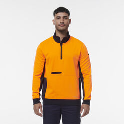 Hi Vis  Spliced 1/4 Zip Fleece