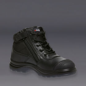 Tradie Puncture Resistant Steel Cap Work Boots 5" - Black