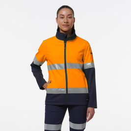 Women's Reflective Spliced Soft Shell Jacket