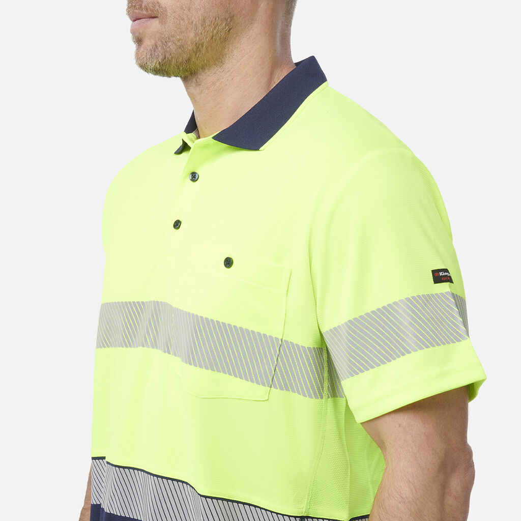 Workcool Hyperfreeze Hi-Vis Reflective Short Sleeve Polo 