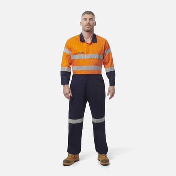 Originals Hi-Vis Reflective Two Tone Drill Work Overalls 