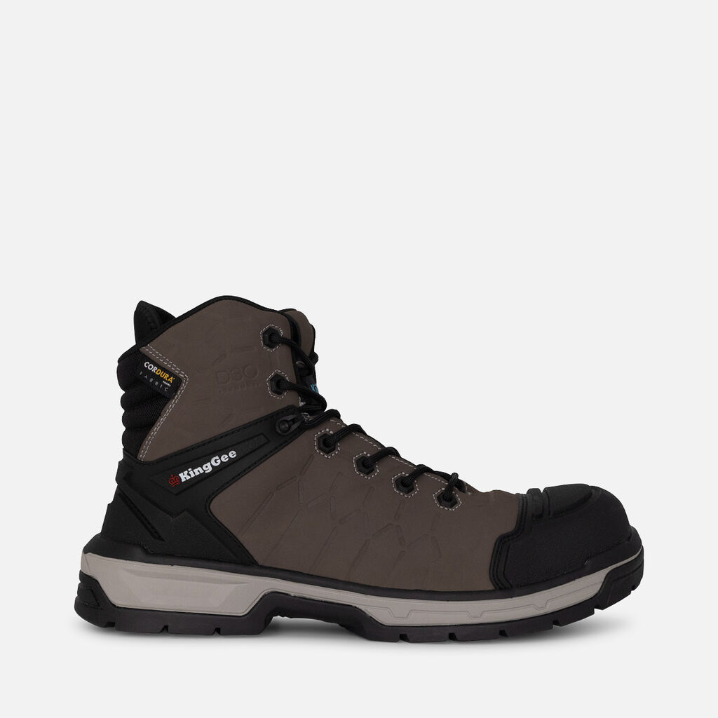 Quantum Hybrid Zip/Lace Composite Toe Work Boots 5" - Cedar