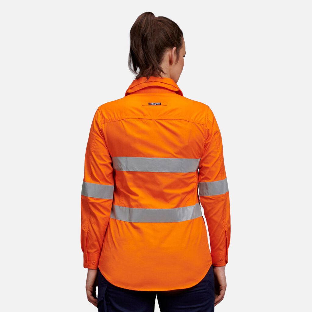 Women's Workcool 2 Hi-Vis Reflective Work Shirt