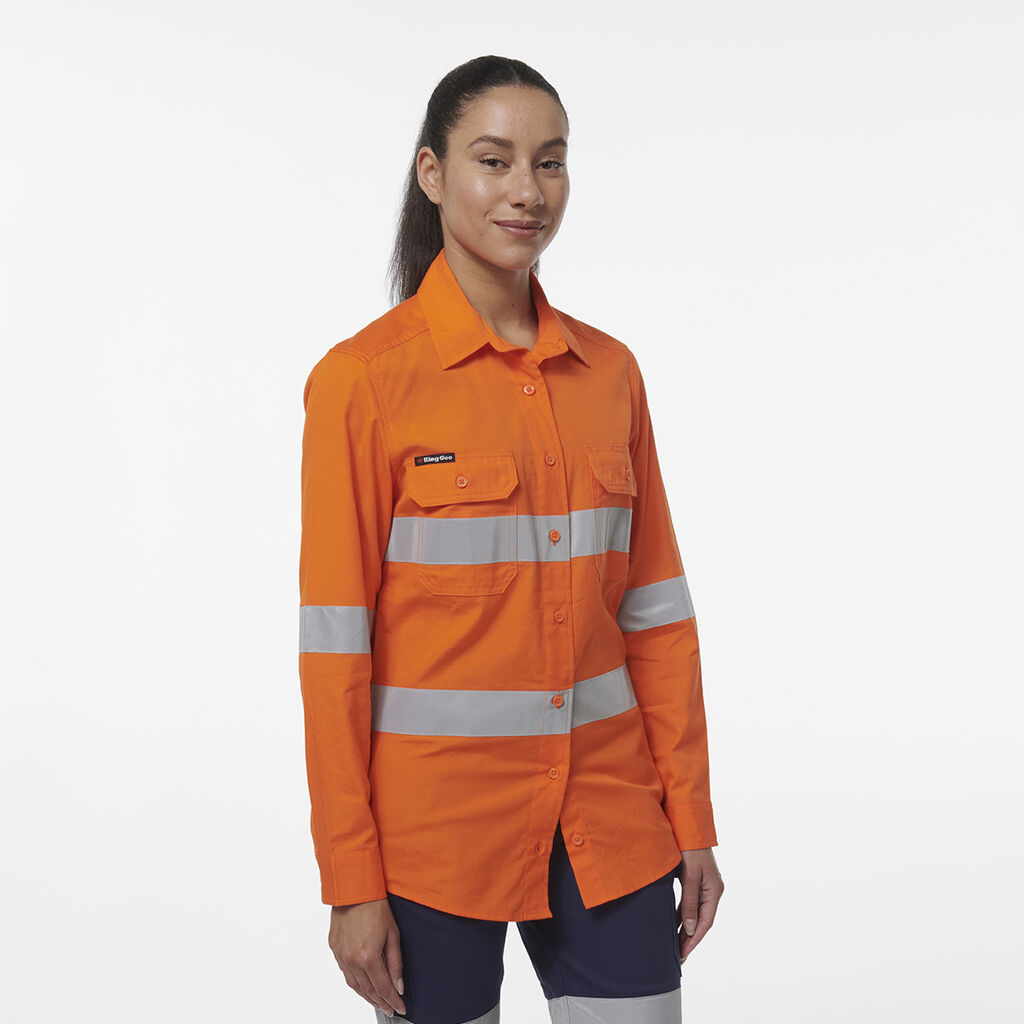Womens Workcool Vented Reflective Shirt
